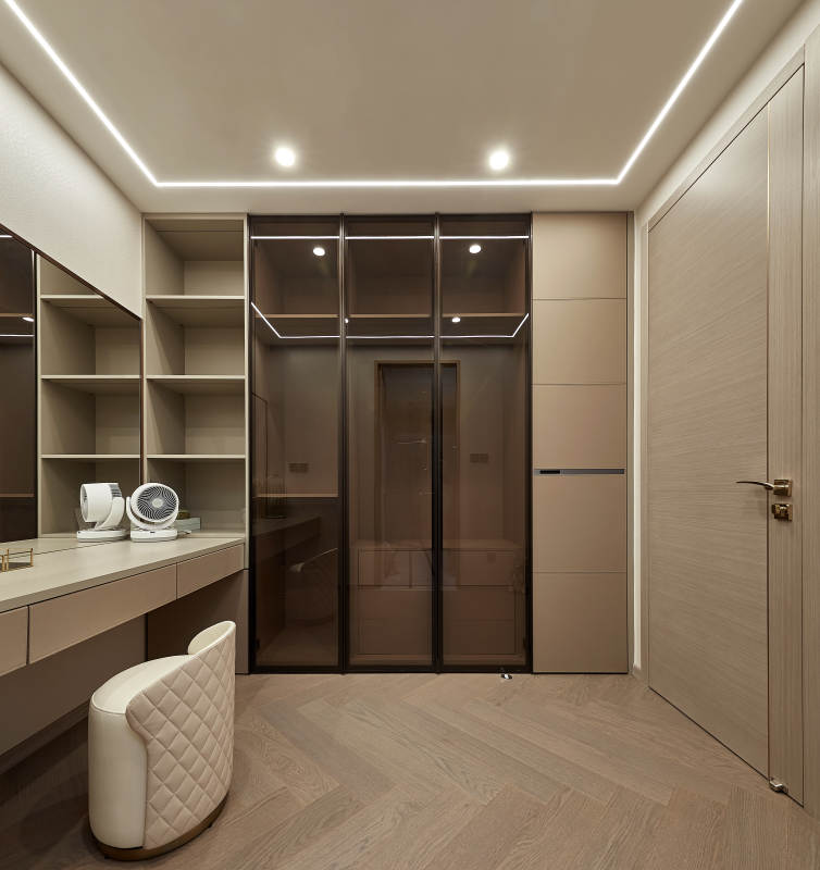 现代简约衣帽间图片