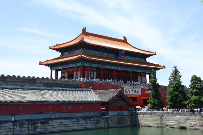 故宫角楼风光图片