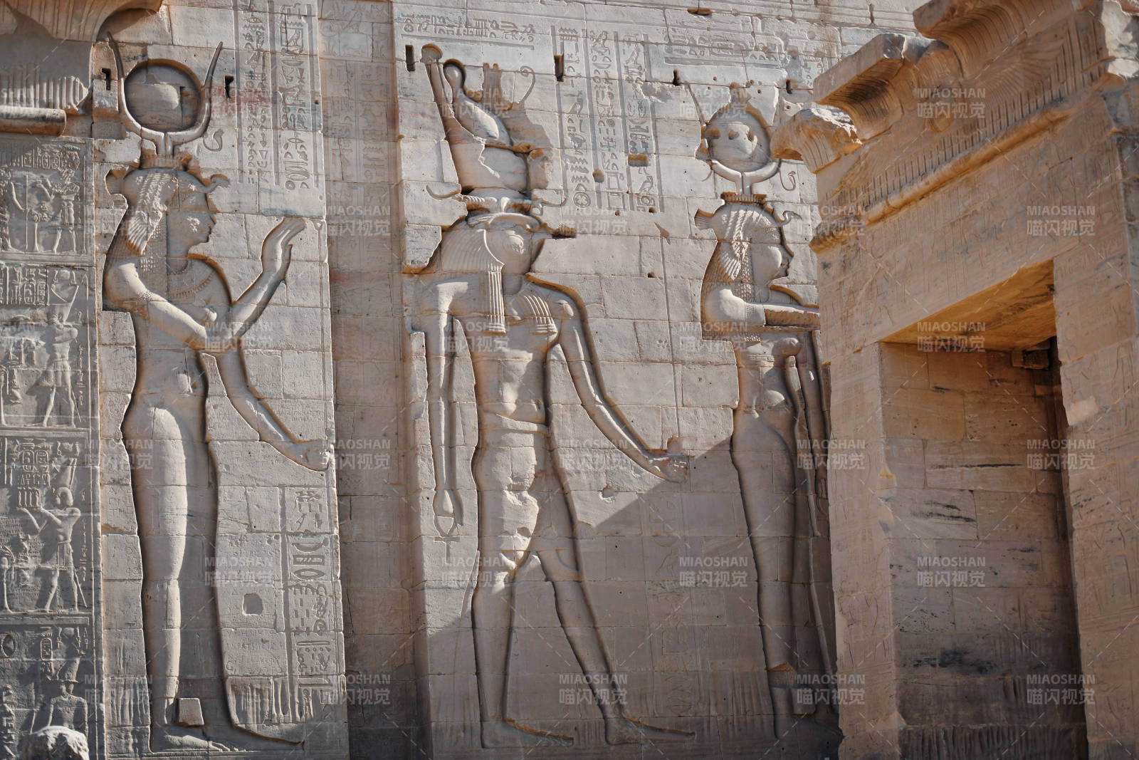 古埃及浮雕壁画图片