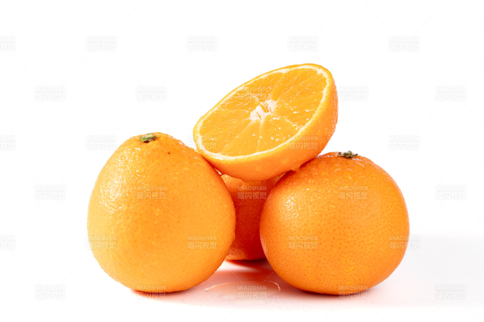 新鲜橙子特写图片
