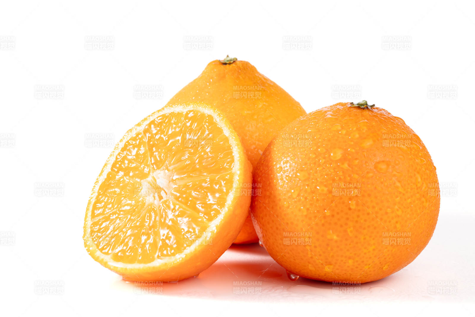 新鲜橙子特写图片