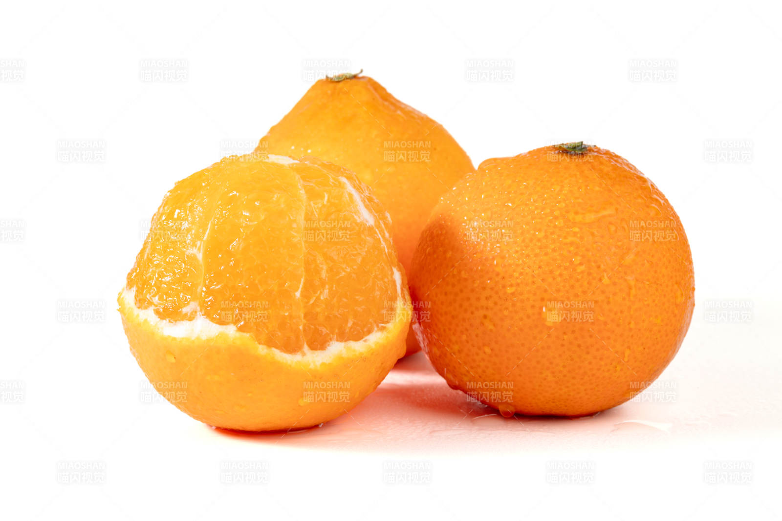 新鲜橙子特写图片