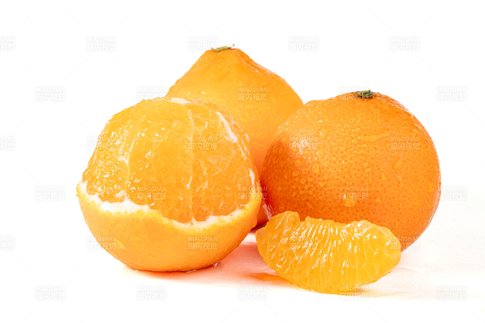 新鲜橙子特写图片