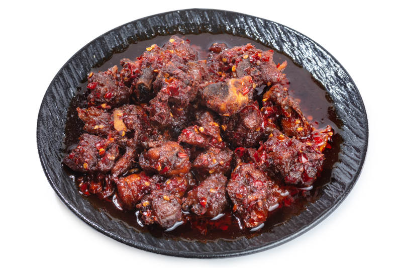 糍粑辣椒辣子鸡图片