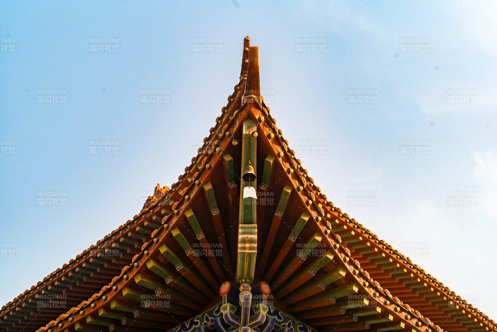 廊坊大悲禅寺古建筑飞檐翘角图片