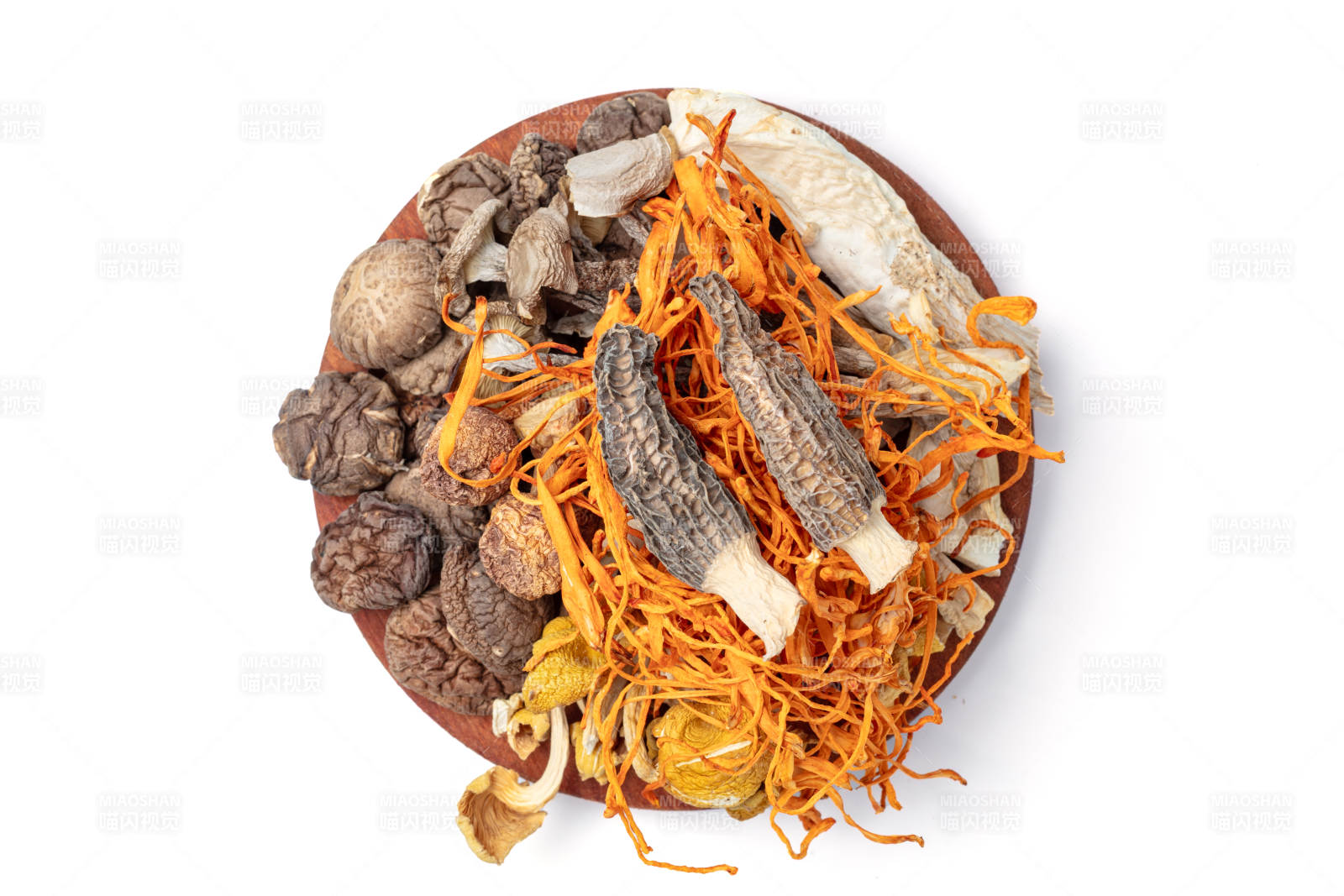中药材拼盘图片