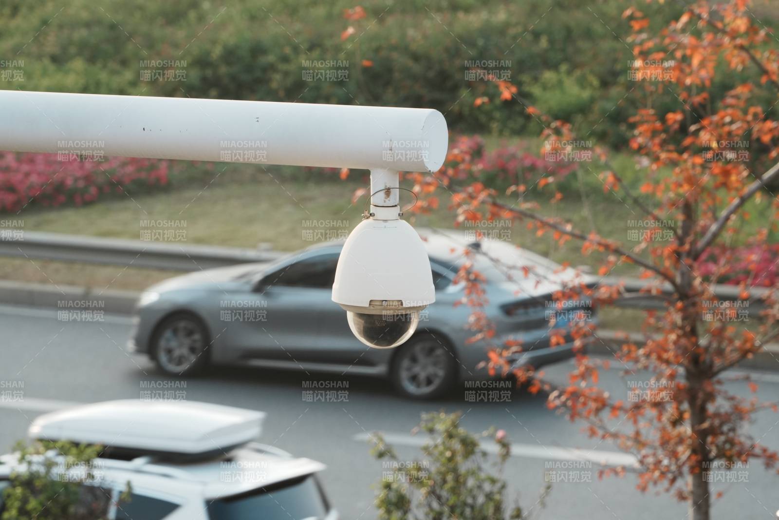 监控摄像头街景图片