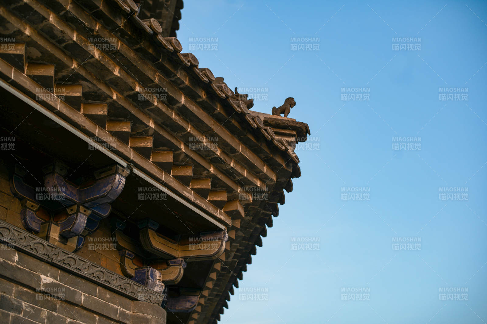 古北水镇圆通塔古建筑飞檐翘角图片
