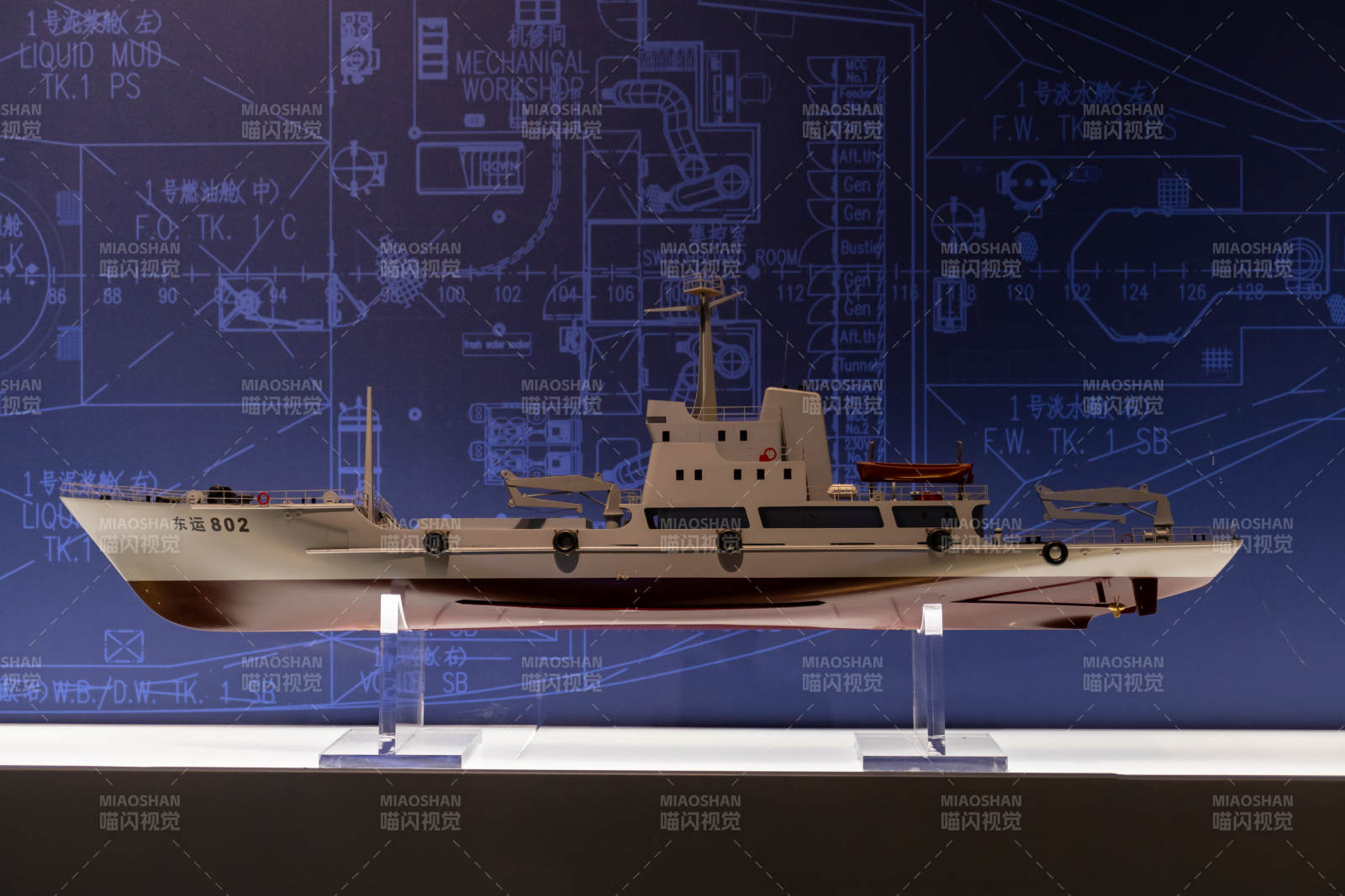 舰船模型展示图片