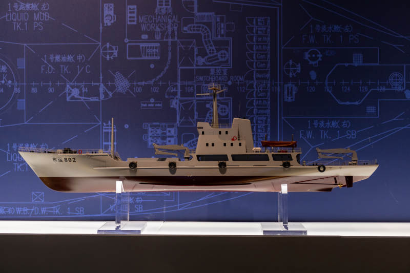 舰船模型展示图片