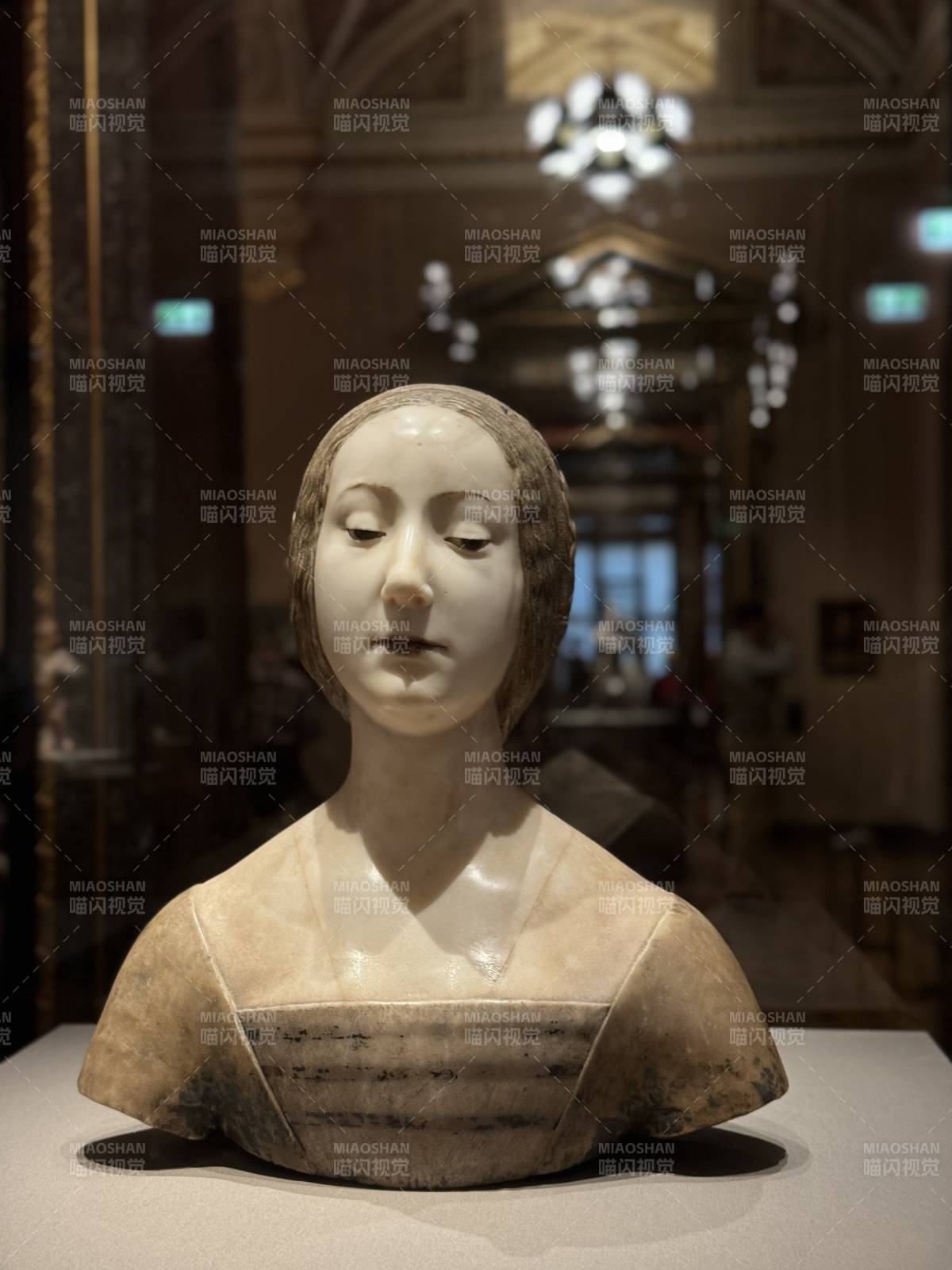 奥地利艺术博物馆大理石女性胸像图片