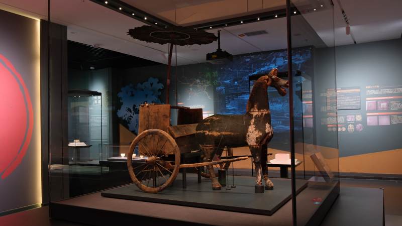 青海省博•汉•木轺车图片