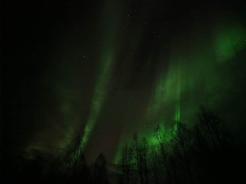 极光夜空美景图片