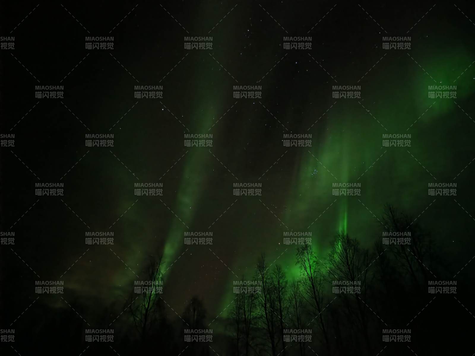 极光夜空美景图片