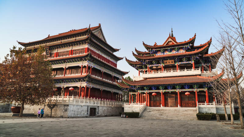 廊坊霸州大悲禅寺古建筑群风光图片