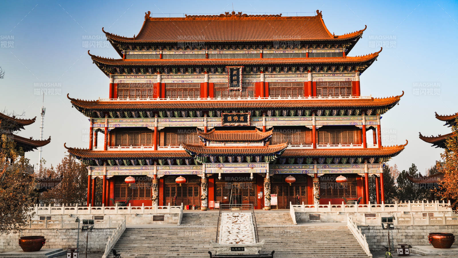 廊坊霸州大悲禅寺古建筑风光图片