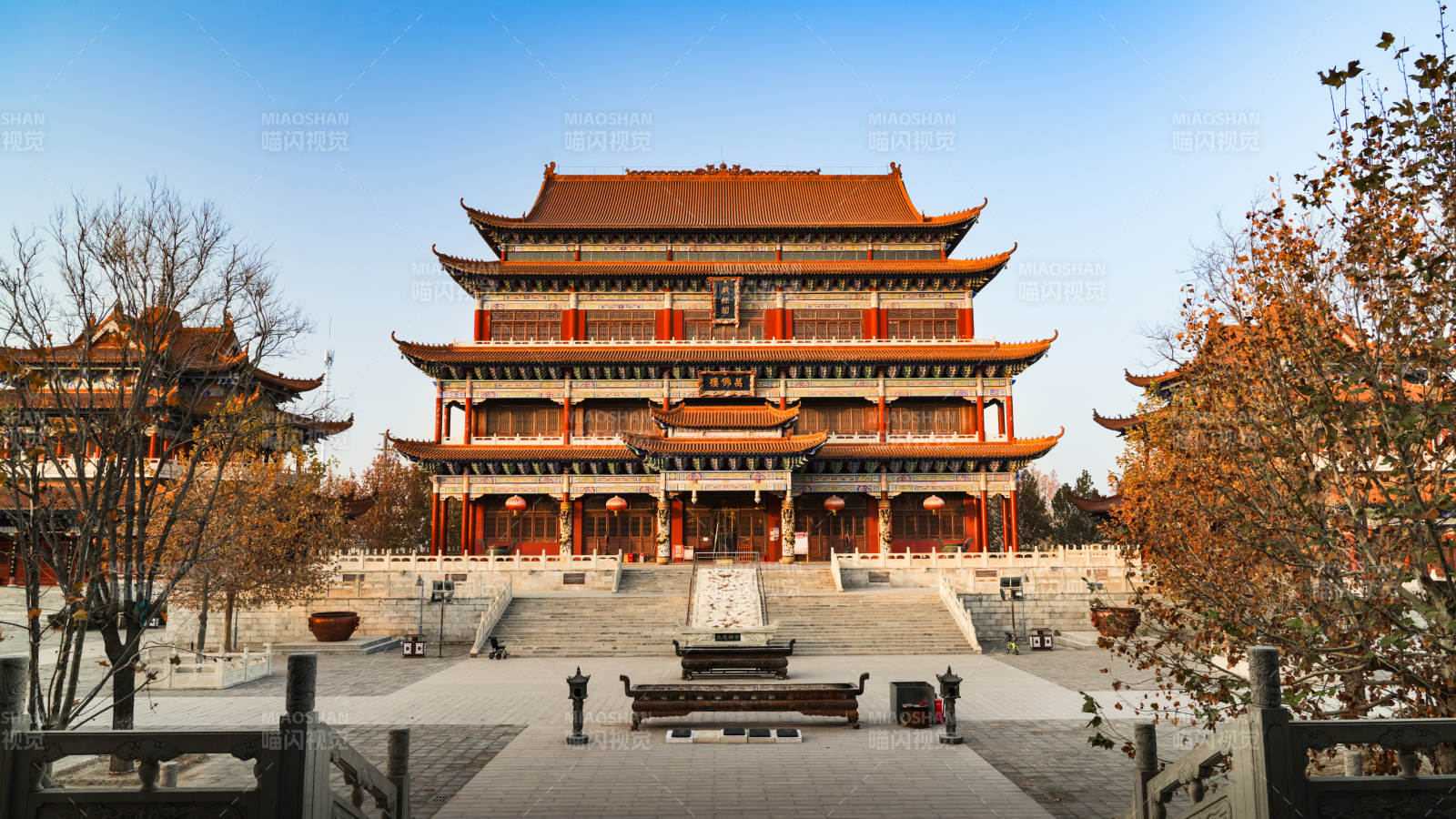 廊坊霸州大悲禅寺古建筑风光图片