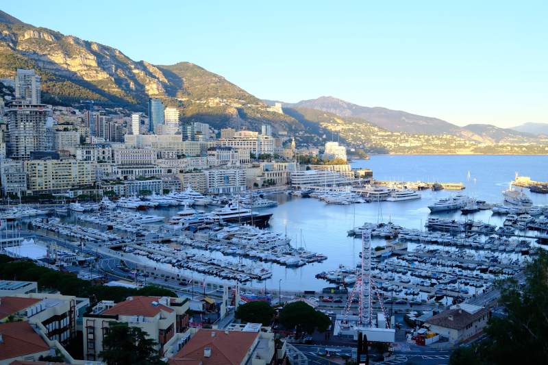 摩纳哥港口图片