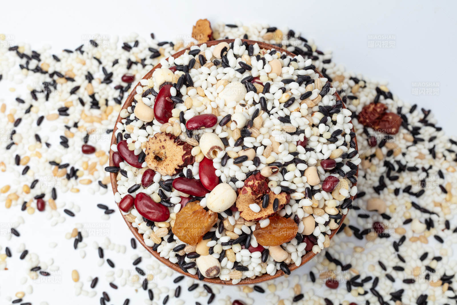 腊八米拼盘图片