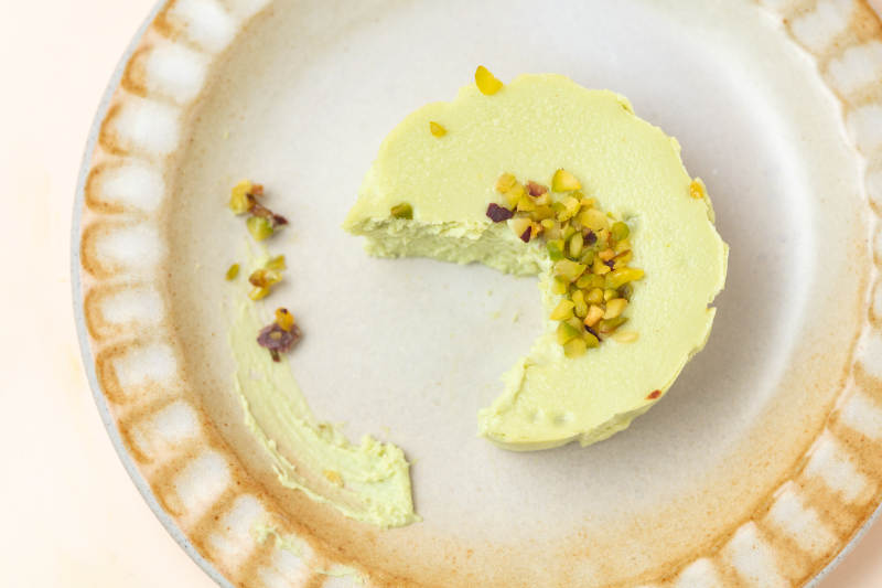 开心果巴斯克蛋糕图片