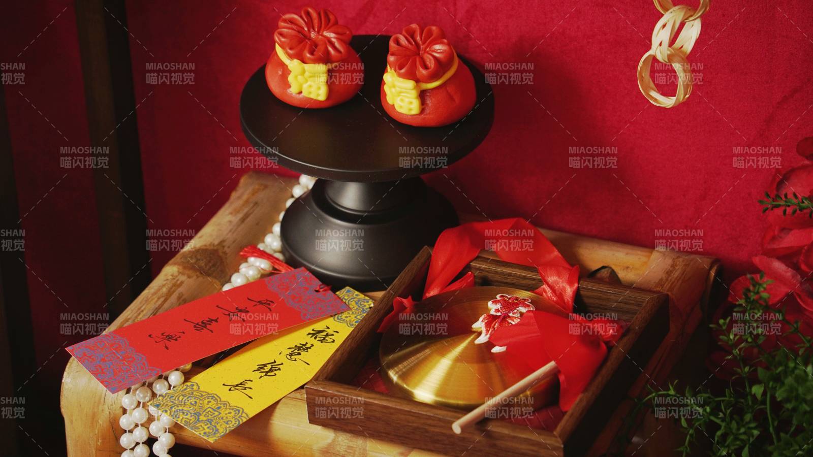 新年吉祥物摆设图片