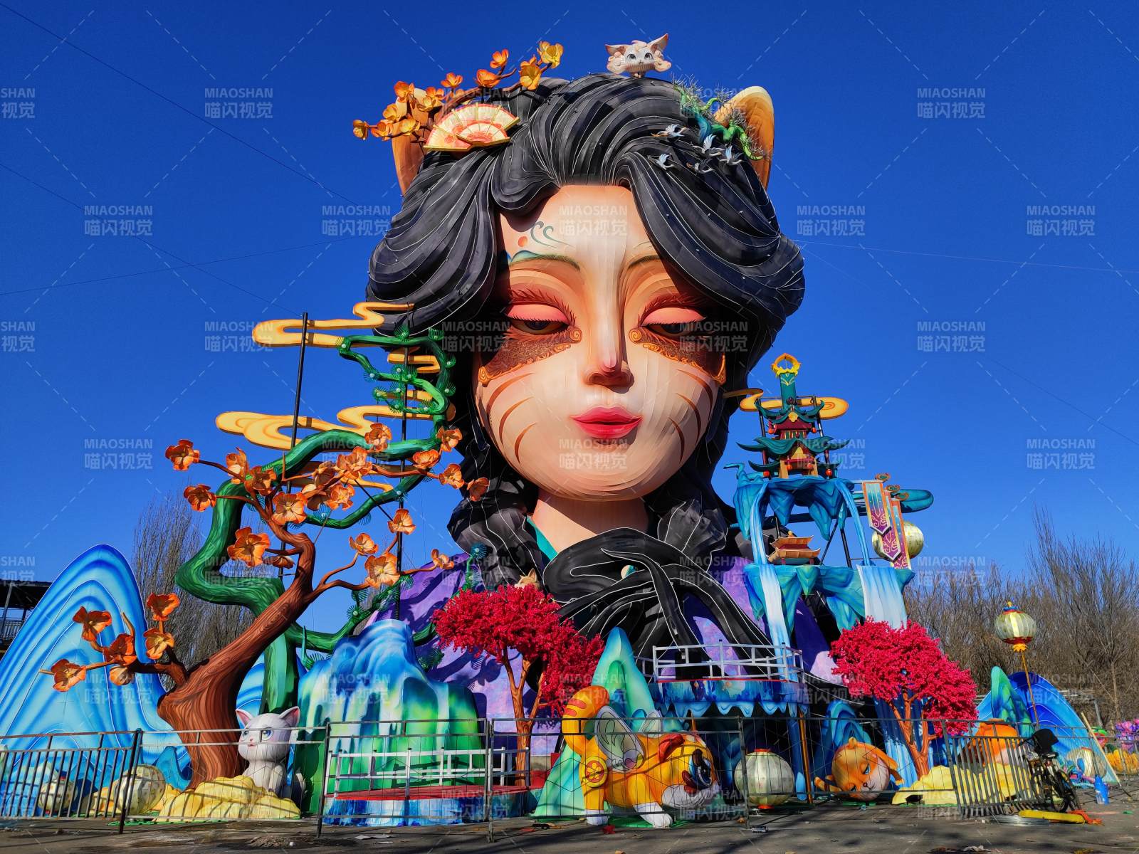 花灯  猫妖图片