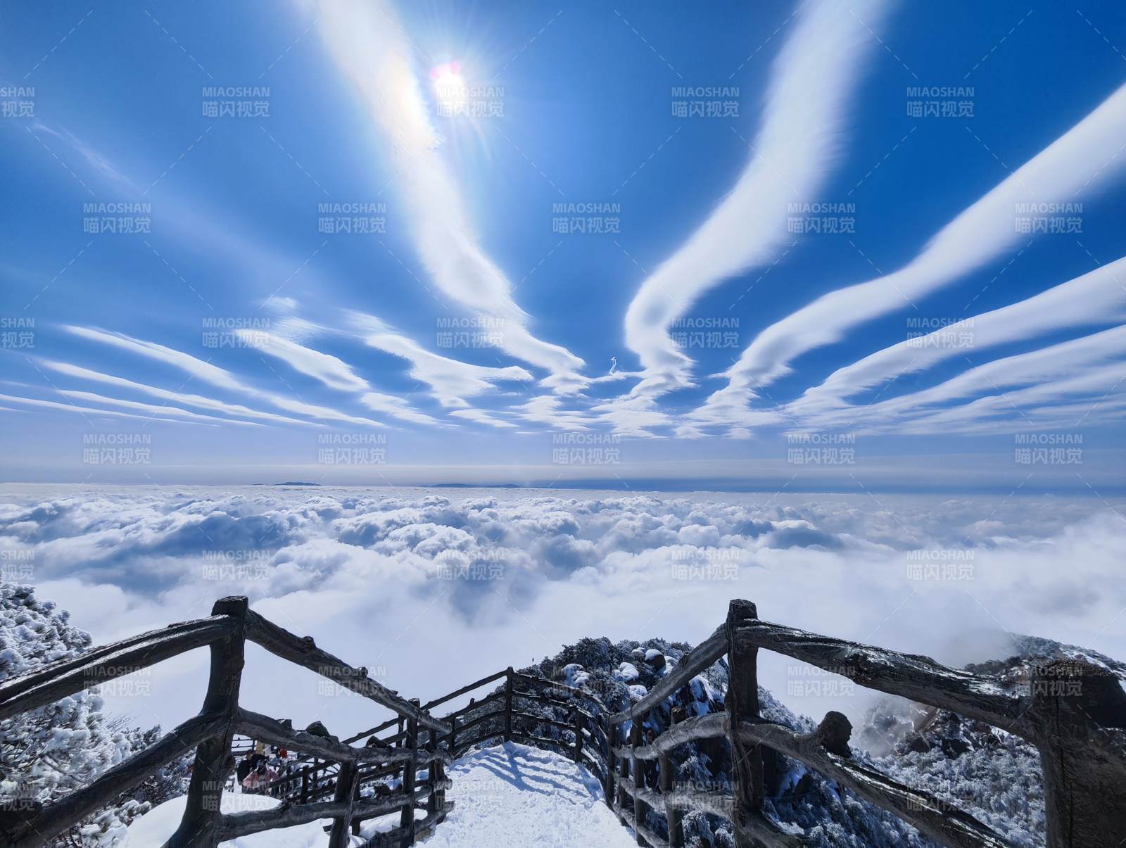 云海之上 晴空万里 | 灵山绝美圣境图片