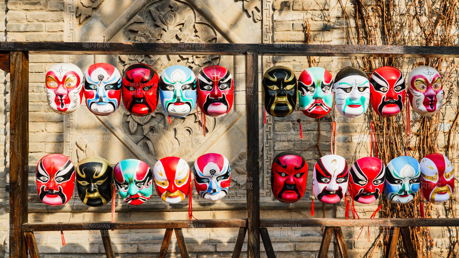 脸谱面具展示图片