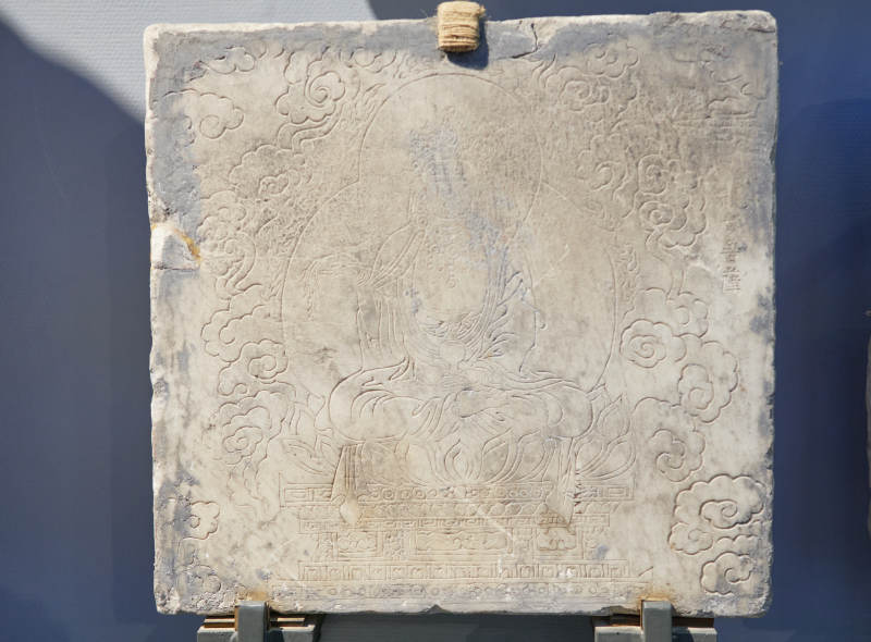 北京五塔寺内古砖浮雕云纹图片