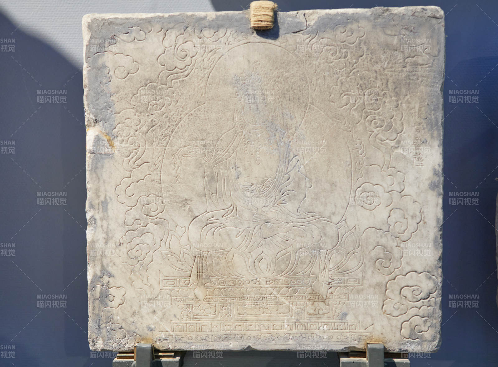 北京五塔寺内古砖浮雕云纹图片