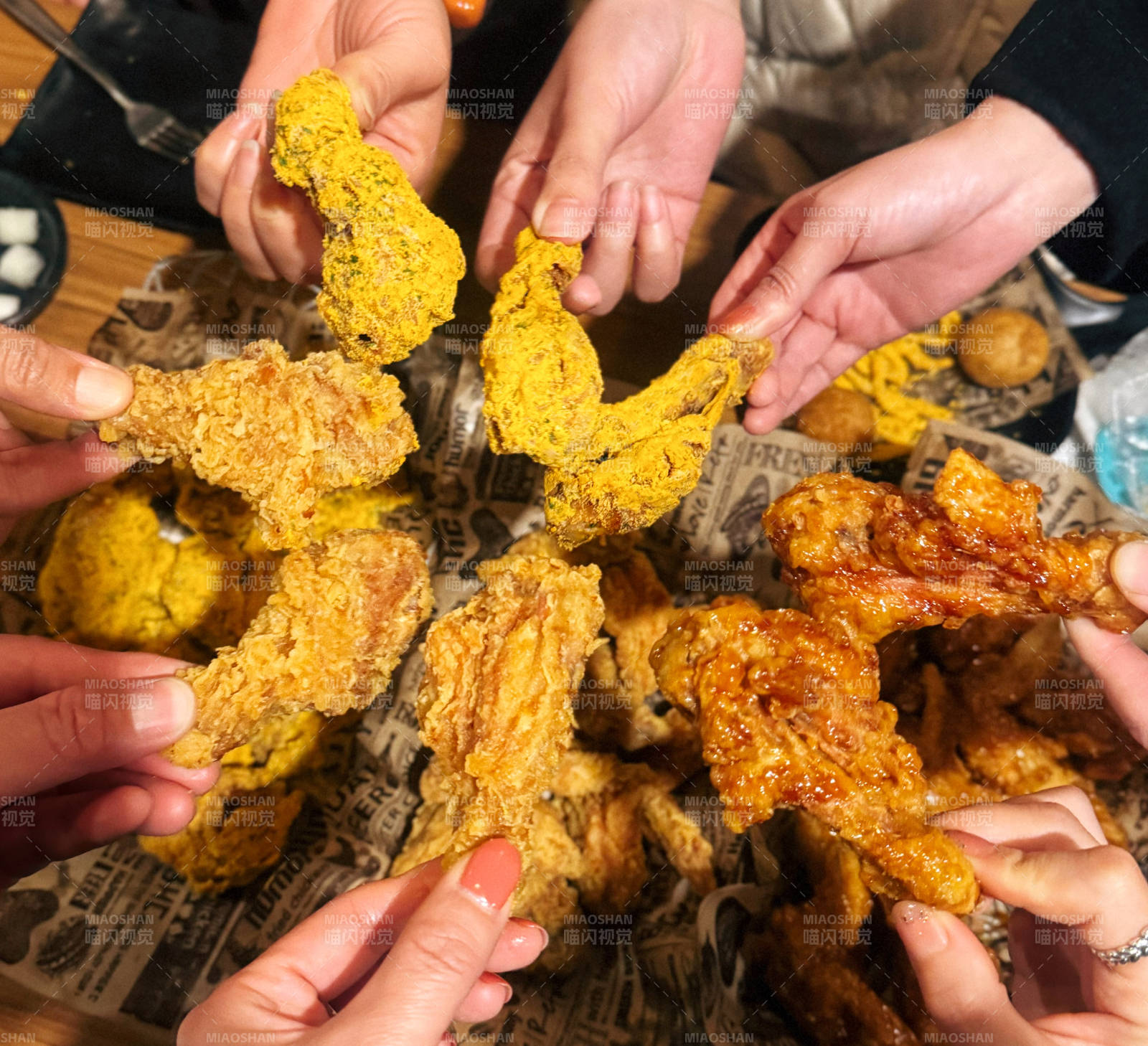 炸鸡共享时刻图片