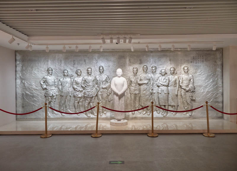 北京宋庆龄故居展厅内陈列图片