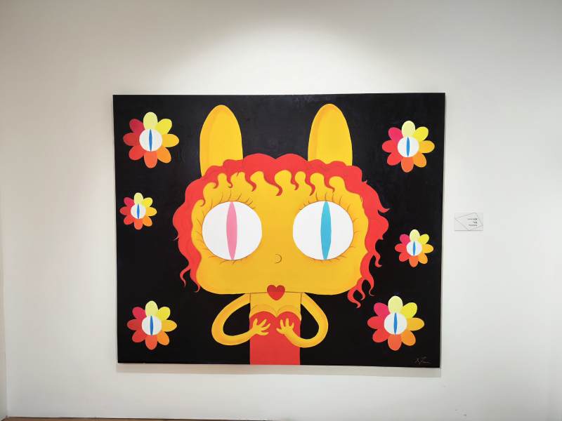 花猫艺术画图片