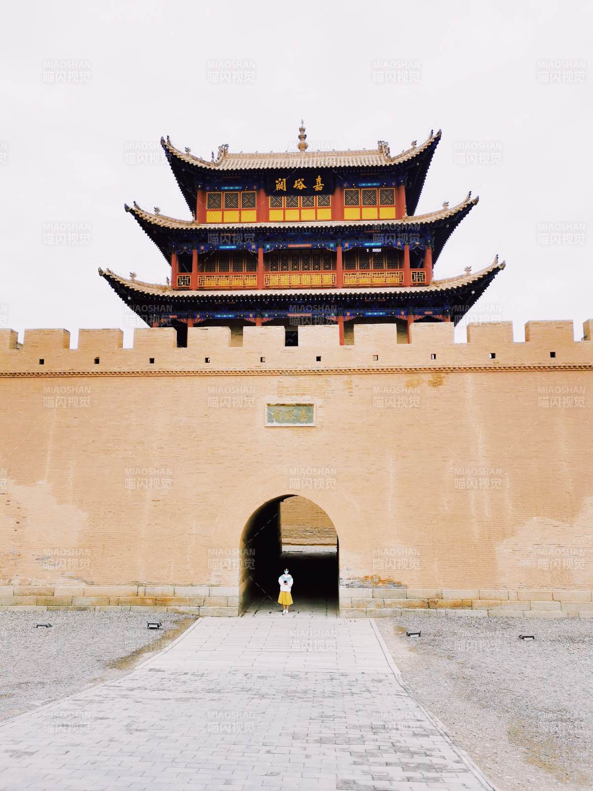 嘉峪关城楼图片