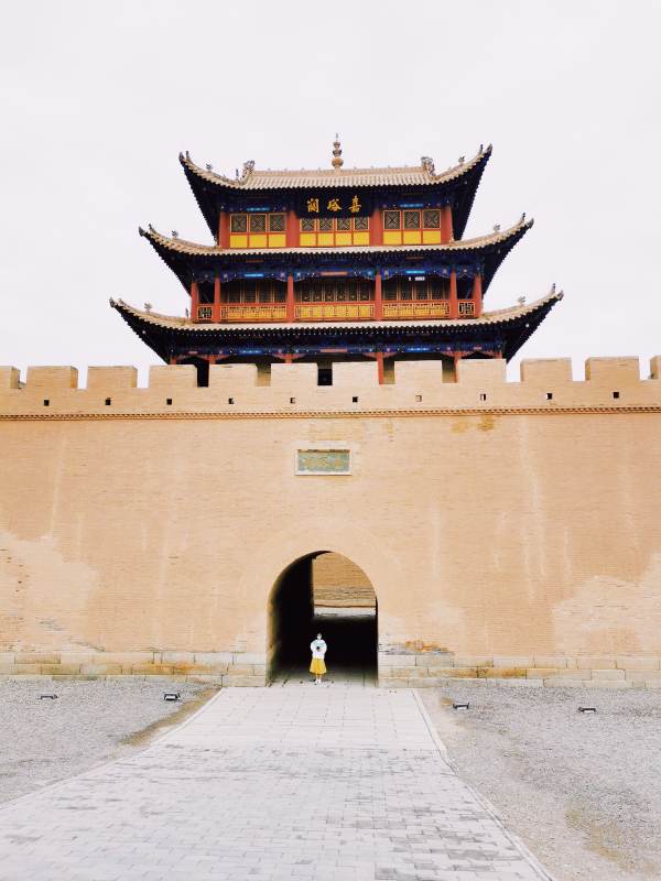 嘉峪关城楼图片