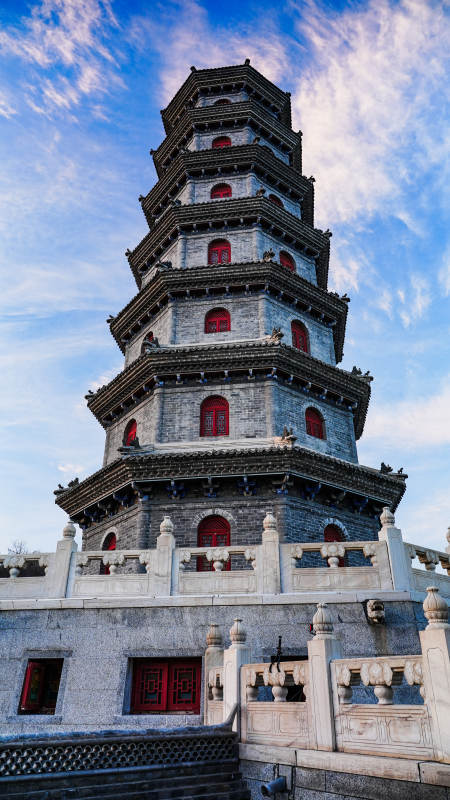 北京古北水镇古塔凌云图片