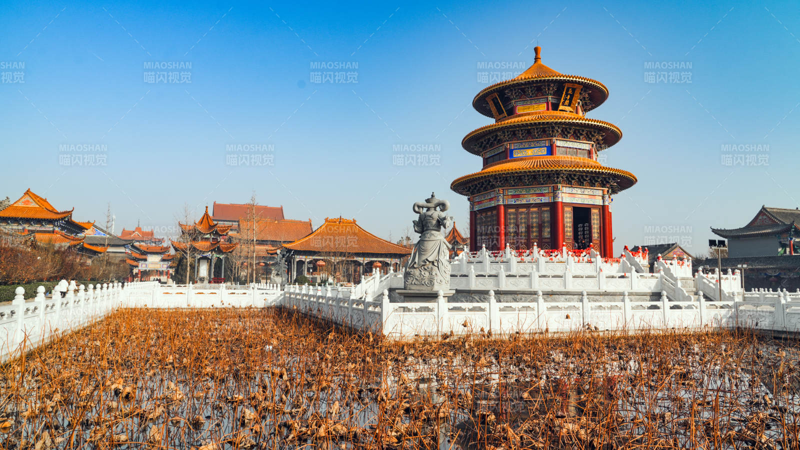 廊坊大悲禅寺观音阁景色图片