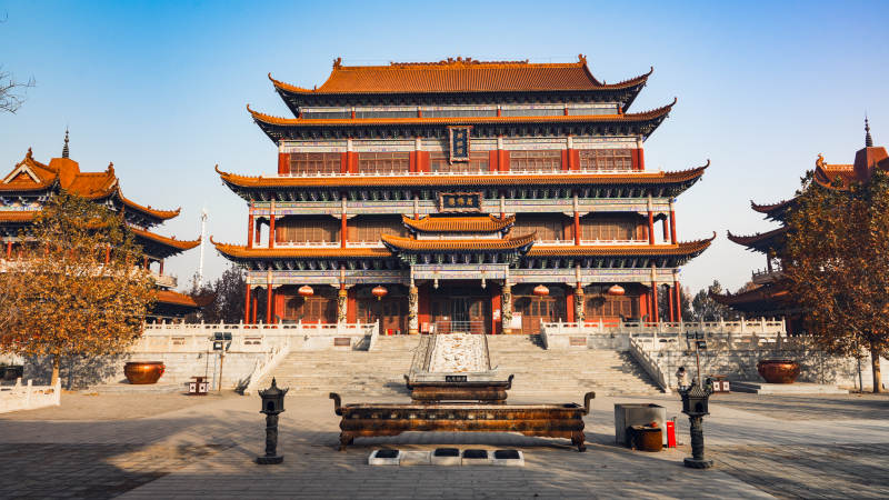 廊坊大悲禅寺古建筑群风光图片