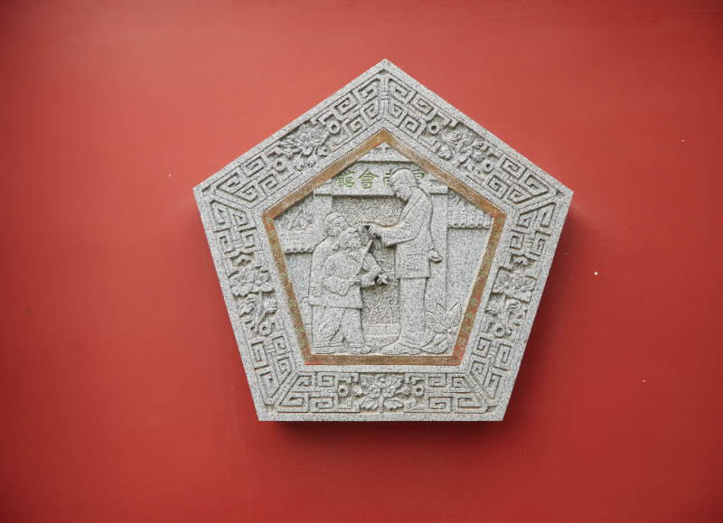 古风浮雕艺术图片