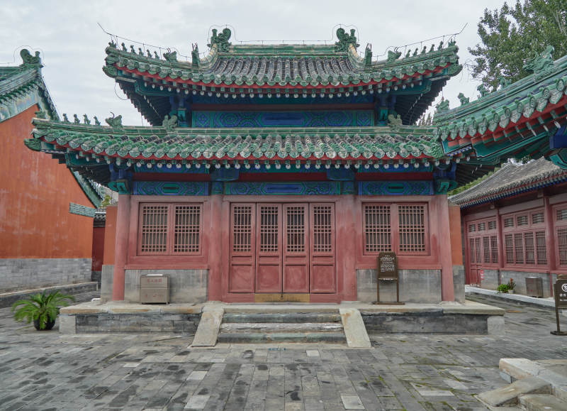 北京市西城区历代帝王庙内宰牲亭图片