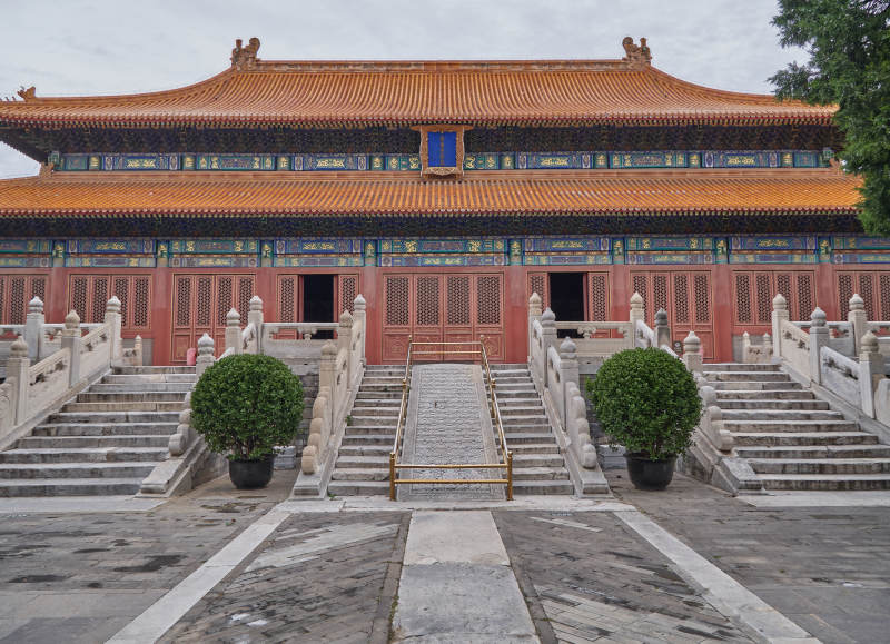 北京历代帝王庙内景德崇圣殿图片