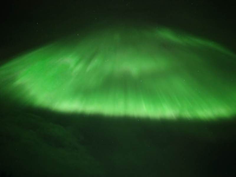 拉普兰极光绿幕夜空图片