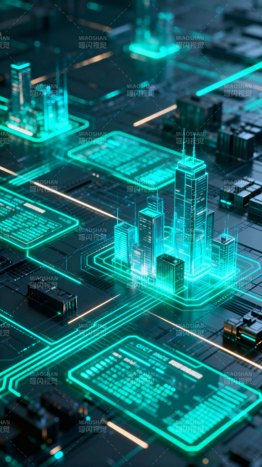 未来城市科技图景图片