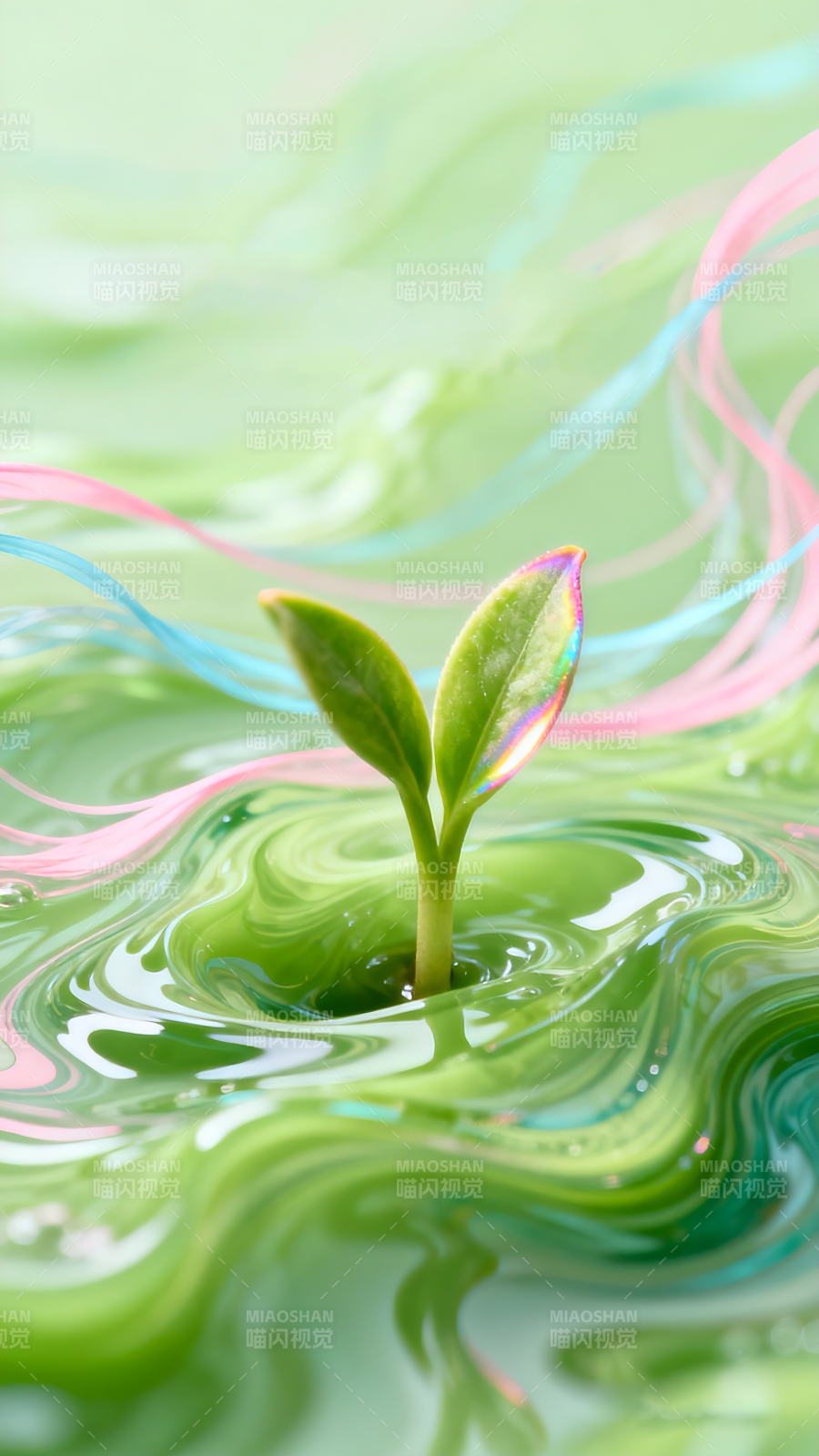 绿芽破水生图片