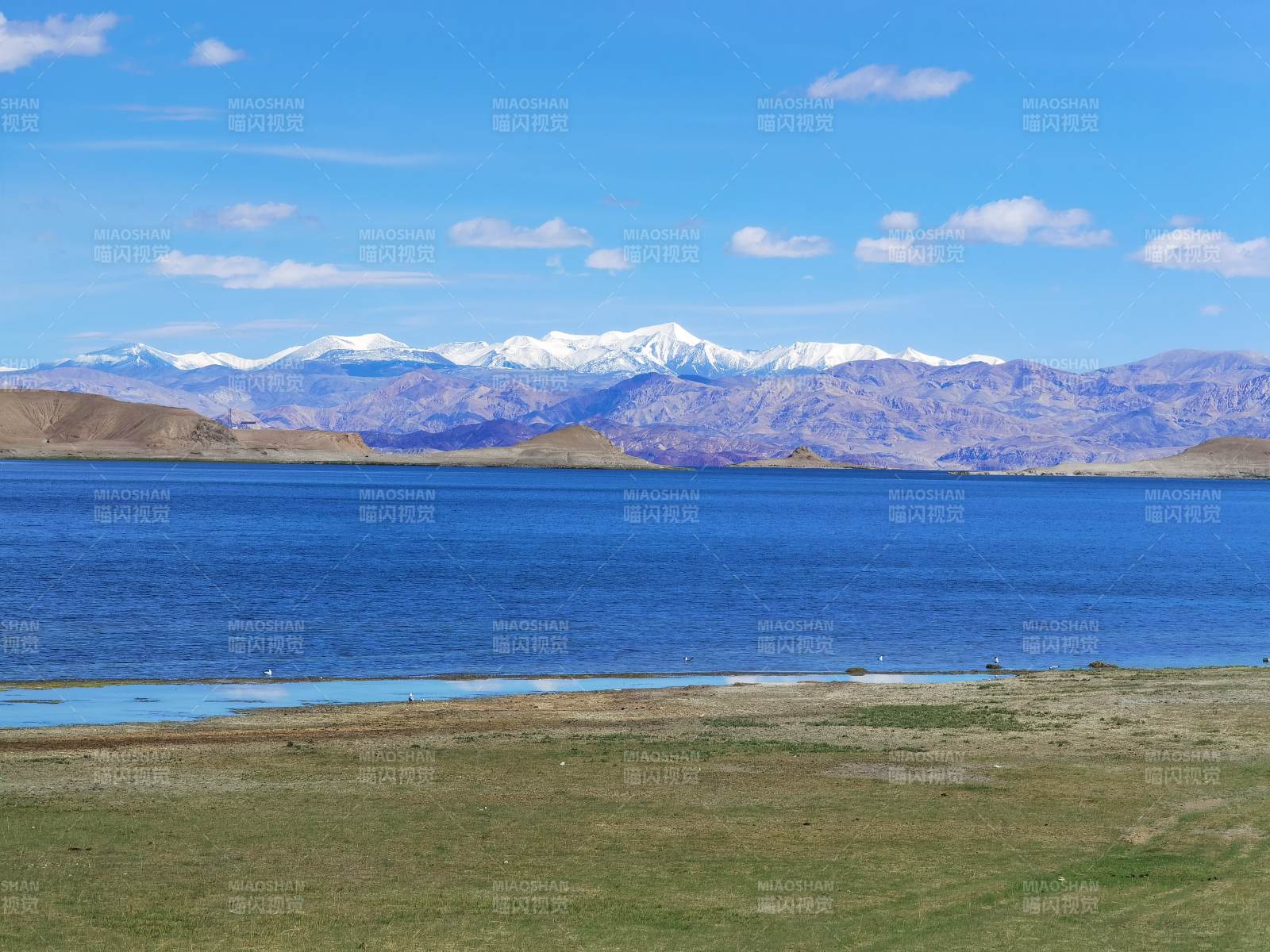 西藏阿里圣湖风景图片