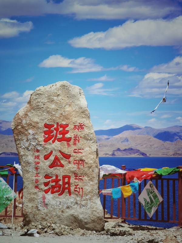 班公湖风光图片