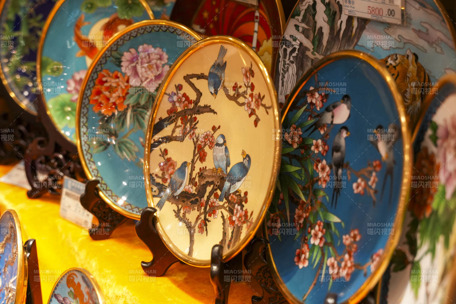 精美景泰蓝盘图片