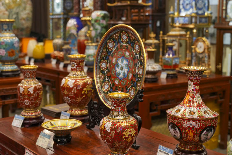 精美景泰蓝展图片