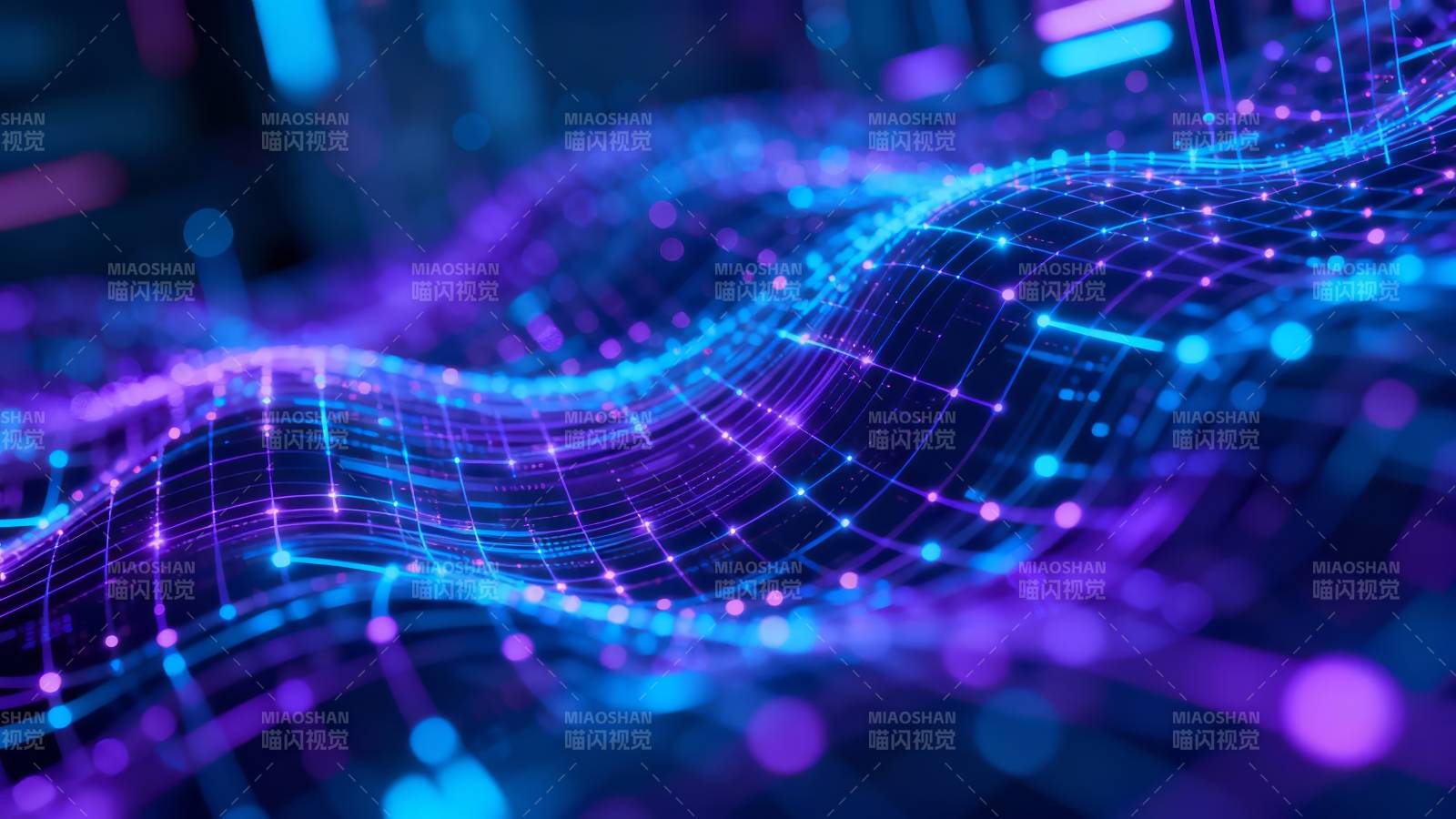 炫彩波浪科技感图片