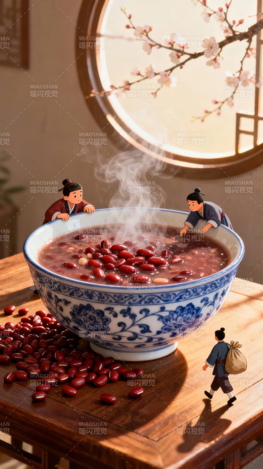 腊八粥香迎春来图片